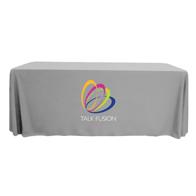 Talk Fusion Logo Tablecloth - Gray