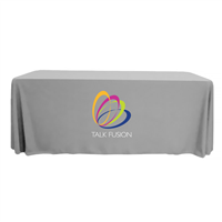 Talk Fusion Logo Tablecloth - Gray