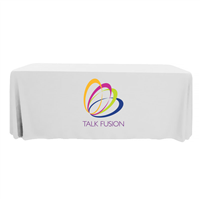 Talk Fusion Logo Tablecloth - White