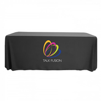 Talk Fusion Logo Tablecloth - Black